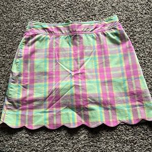 Lilly Pulitzer | size 6 | plaid skort | good condition